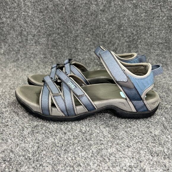 Teva Tirra Hiking Sandals Women's Size 7 Blue Grey Athletic Outdoor Water Shoes - Picture 4 of 11